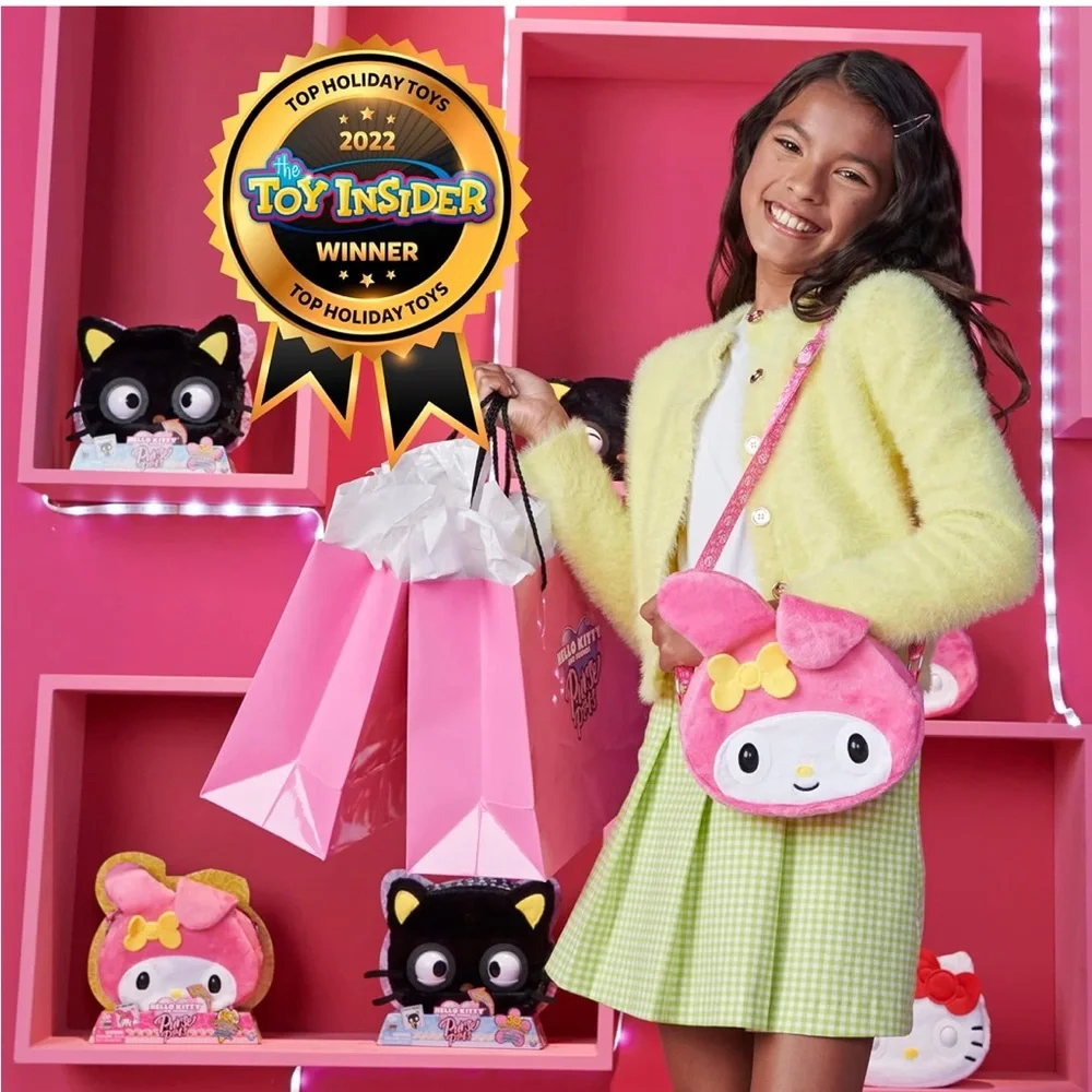 Sanrio My Melody Interactive Pet Toy & Plush Crossbody Purse Bag
